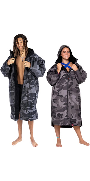 2026 Dryrobe Advance Albornoz De Manga Larga DALSV3 - Black Camo